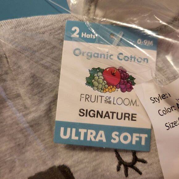 NWT Fruit of the Loom infant hats (2) - Picture 5 of 5